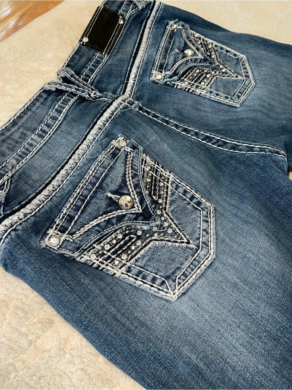 Buckle Vigoss Women’s Blue Boot Cut Jeans! Size 11/12 Length 33. Excellent - Picture 11 of 16